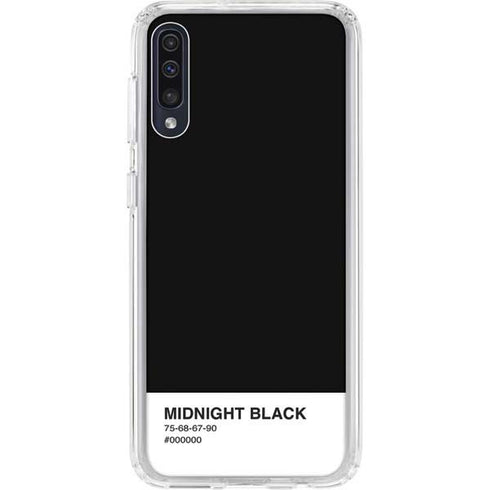 Midnight Black Galaxy A50 Clear Case