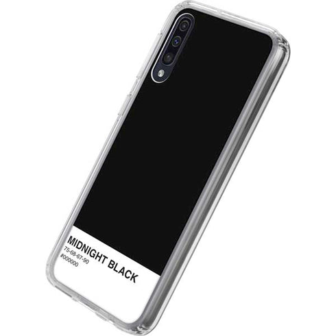 Midnight Black Galaxy A50 Clear Case