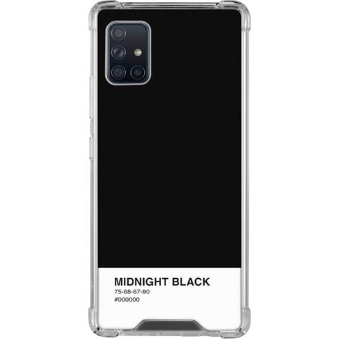 Midnight Black Galaxy A51 5G Clear Case