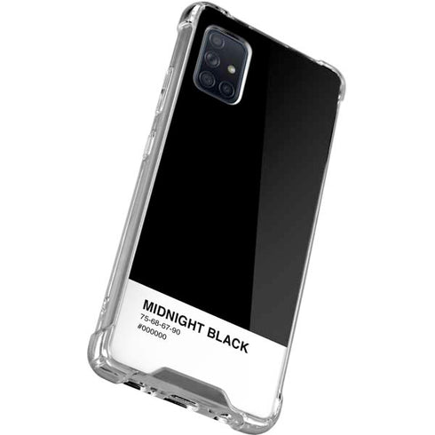 Midnight Black Galaxy A51 5G Clear Case
