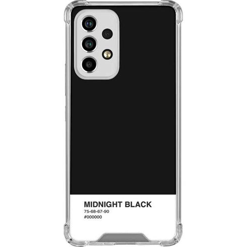 Midnight Black Galaxy A53 5G Clear Case