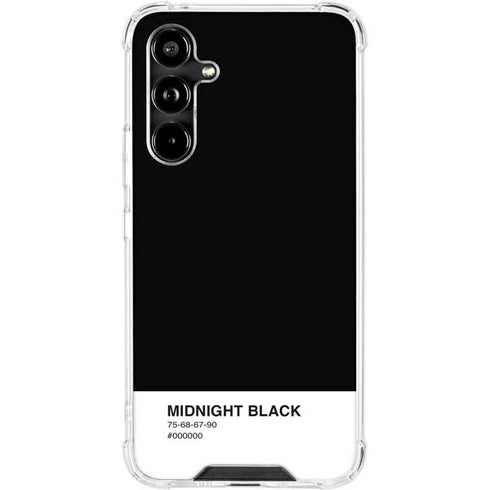 Midnight Black Galaxy A54 5G Clear Case
