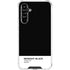 Midnight Black Galaxy A54 5G Clear Case