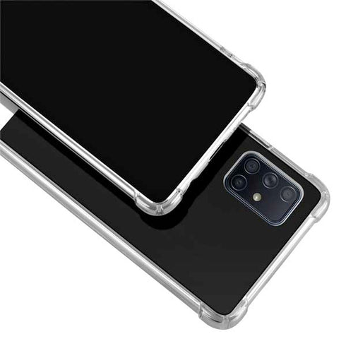 Midnight Black Galaxy A71 5G Clear Case