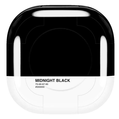 Midnight Black Galaxy Buds Live Skin
