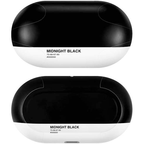 Midnight Black Galaxy Buds Plus Skin