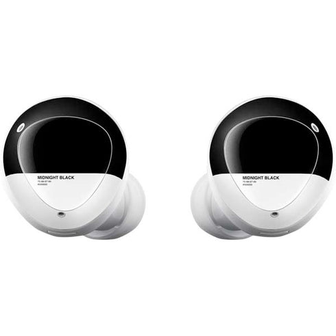 Midnight Black Galaxy Buds Plus Skin