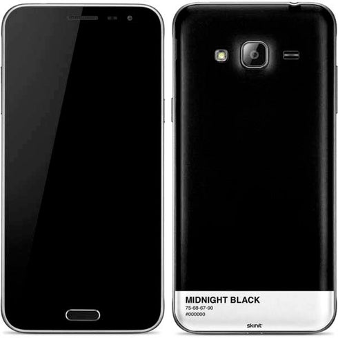 Midnight Black Galaxy J3 Skin