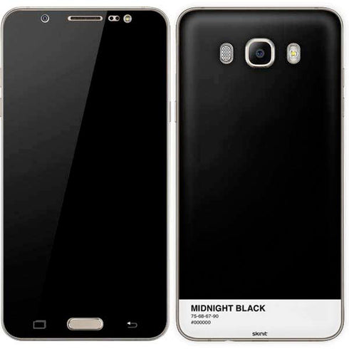 Midnight Black Galaxy J7 Skin