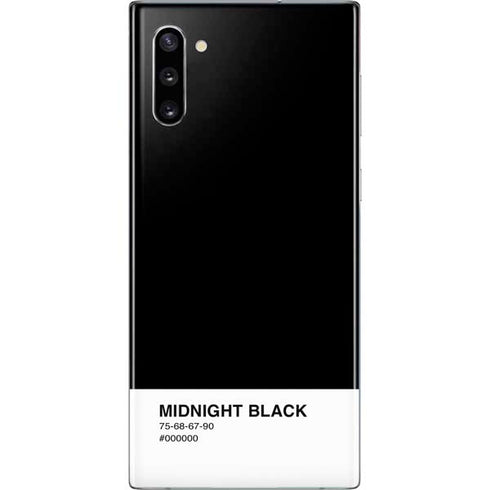 Midnight Black Galaxy Note 10 Skin