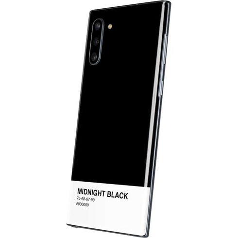 Midnight Black Galaxy Note 10 Skin