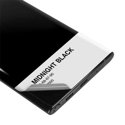 Midnight Black Galaxy Note 10 Skin