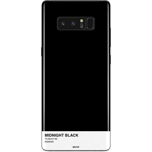 Midnight Black Galaxy Note 8 Skin