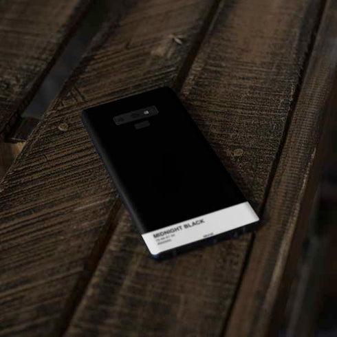 Midnight Black Galaxy Note 9 Skin