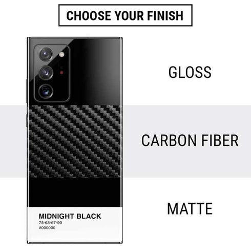 Midnight Black Galaxy Note20 Ultra 5G Skin