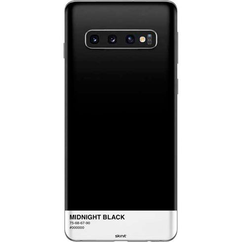 Midnight Black Galaxy S10 Skin