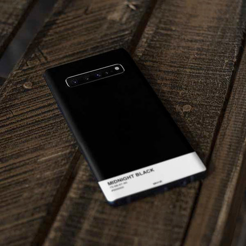 Midnight Black Galaxy S10 Skin