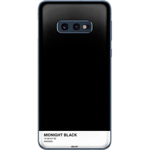 Midnight Black Galaxy S10e Skin
