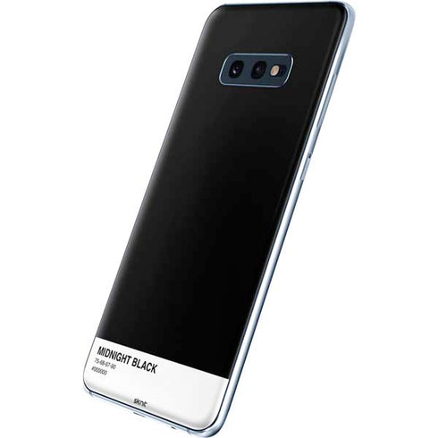 Midnight Black Galaxy S10e Skin