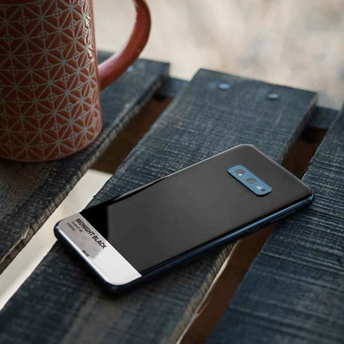 Midnight Black Galaxy S10e Skin