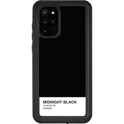 Midnight Black Galaxy S20 Plus Waterproof Case