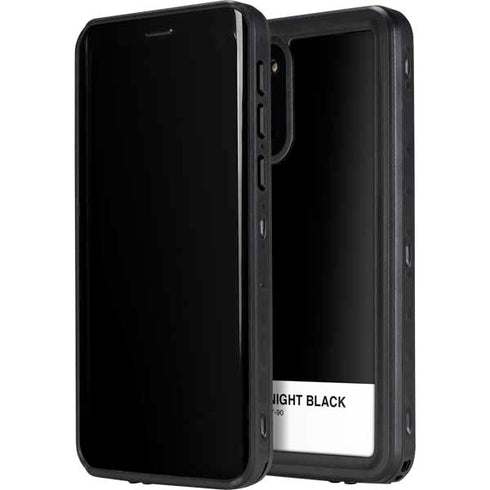 Midnight Black Galaxy S20 Plus Waterproof Case