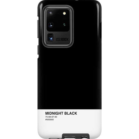 Midnight Black Galaxy S20 Ultra 5G Pro Case