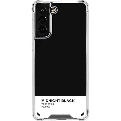 Midnight Black Galaxy S21 Plus 5G Clear Case
