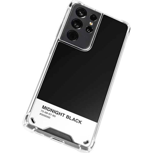 Midnight Black Galaxy S21 Ultra 5G Clear Case
