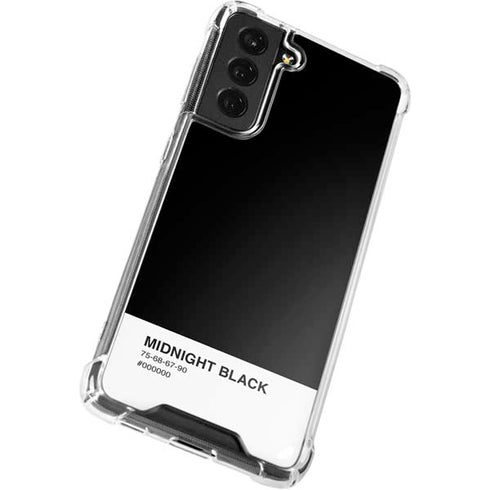 Midnight Black Galaxy S22 Clear Case