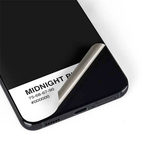 Midnight Black Galaxy S22 Plus Skin