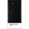 Midnight Black Galaxy S22 Ultra Skin