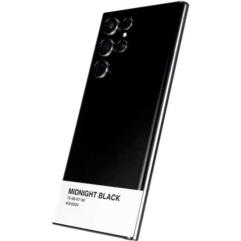 Midnight Black Galaxy S22 Ultra Skin