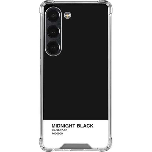 Midnight Black Galaxy S23 Clear Case