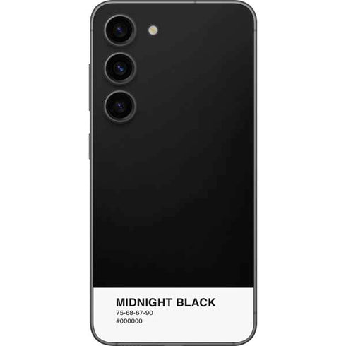 Midnight Black Galaxy S23 Skin