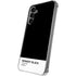 Midnight Black Galaxy S24 Plus Clear Case
