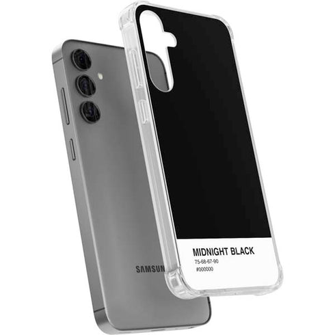 Midnight Black Galaxy S24 Plus Clear Case