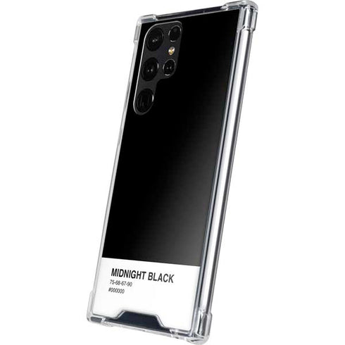 Midnight Black Galaxy S24 Ultra Clear Case