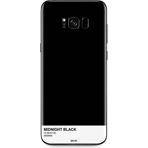 Midnight Black Galaxy S8 Plus Skin