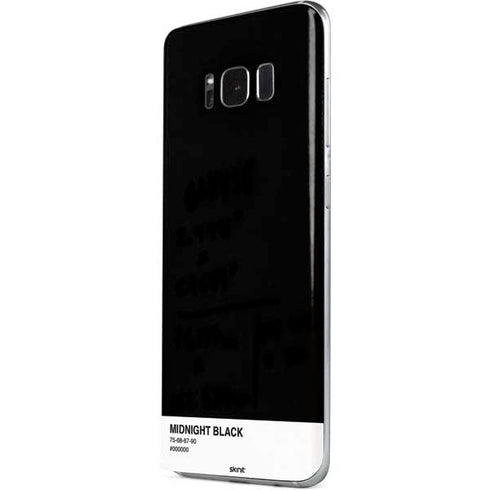 Midnight Black Galaxy S8 Plus Skin
