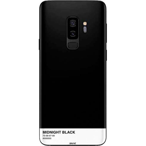 Midnight Black Galaxy S9 Plus Skin