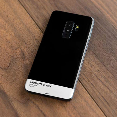 Midnight Black Galaxy S9 Plus Skin