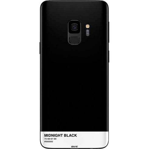 Midnight Black Galaxy S9 Skin