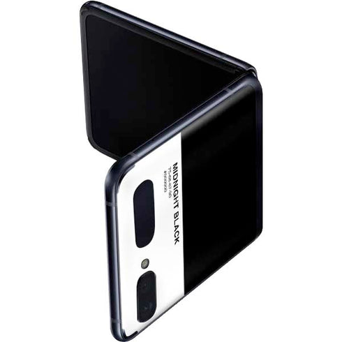 Midnight Black Galaxy Z Flip Skin