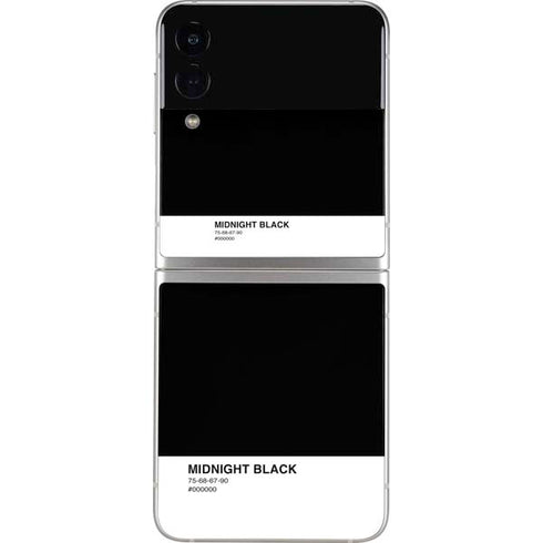 Midnight Black Galaxy Z Flip3 5G Skin