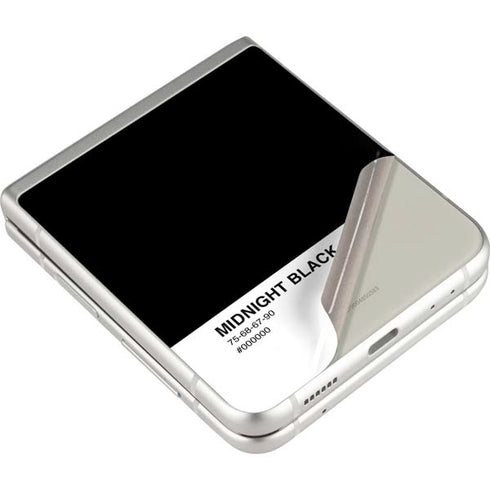 Midnight Black Galaxy Z Flip3 5G Skin