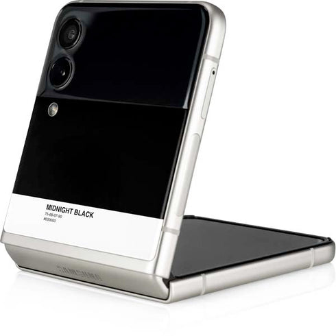 Midnight Black Galaxy Z Flip3 5G Skin