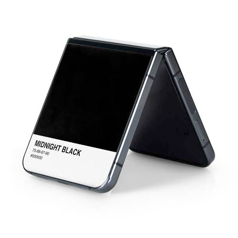 Midnight Black Galaxy Z Flip5 5G Skin
