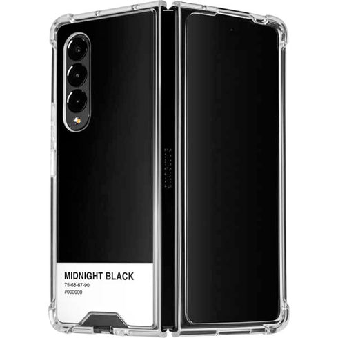 Midnight Black Galaxy Z Fold4 5G Clear Case