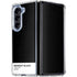 Midnight Black Galaxy Z Fold5 5G Clear Case